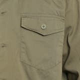 ワッペンミリタリー7分袖シャツ BS18SM04-M002 | WEGO【MEN】 | 詳細画像9 
