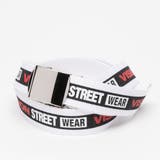ホワイト | VISION別注ロゴプリントガチャベルト MC18SM05-MG0013 | WEGO【WOMEN】