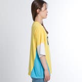 カラーパネルFLAGロゴTシャツ BR18SM05-L009 | WEGO【WOMEN】 | 詳細画像2 