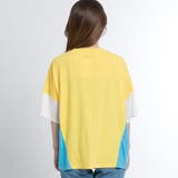 カラーパネルFLAGロゴTシャツ BR18SM05-L009 | WEGO【WOMEN】 | 詳細画像3 