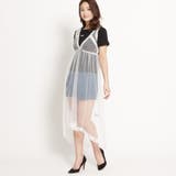 ホワイト | Tシャツセットドットチュールワンピース BR18SM05-L008 | WEGO【WOMEN】