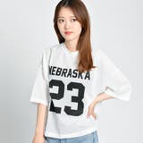 ホワイト | メッシュナンバリングTシャツ BR18SM04-L031 | WEGO【WOMEN】