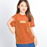 ラメBOXロゴTシャツ BR18SM04-L032 | WEGO【WOMEN】 | 詳細画像1 