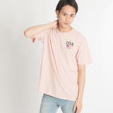 ピンク | USAワンポイントプリントTシャツ BR18SM03-M030 | WEGO【MEN】