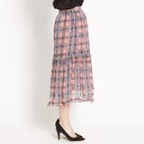 シフォンチェックフリルスカート BR18SM05-L050 | WEGO【WOMEN】 | 詳細画像2