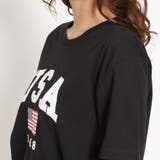 USAロゴプリントTシャツ BR18SM04-L047 | WEGO【WOMEN】 | 詳細画像6 