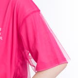 チュールレイヤードTシャツ BR18SM06-L006 | WEGO【WOMEN】 | 詳細画像6 