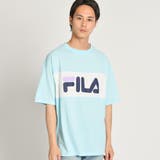 サックス | FILA別注パステル切替Tシャツ FH7358 | WEGO【MEN】