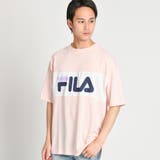 Lピンク | FILA別注パステル切替Tシャツ FH7358 | WEGO【MEN】