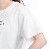 オーガンジーロゴTシャツ BR18SM06-L059 | WEGO【WOMEN】 | 詳細画像5 