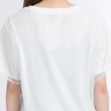 オーガンジーロゴTシャツ BR18SM06-L059 | WEGO【WOMEN】 | 詳細画像8 
