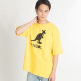 イエロー | KANGOL別注ラインテープTシャツ MC18SM07-M002 | WEGO【MEN】