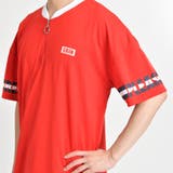リングハーフZIPスリーブラインTシャツ JS18SM07-M002 | WEGO【MEN】 | 詳細画像5 