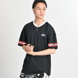 ブラック | リングハーフZIPスリーブラインTシャツ JS18SM07-M002 | WEGO【MEN】