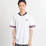 ホワイト | リングハーフZIPスリーブラインTシャツ JS18SM07-M002 | WEGO【MEN】
