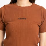 刺繍ロゴリブTシャツ BR18SM07-L010 | WEGO【WOMEN】 | 詳細画像7 
