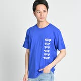 ロイヤルブルー | VENUSリピートプリントロゴTシャツ BR18SM06-M020 | WEGO【MEN】