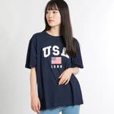 USAロゴプリントTシャツ BR18SM07-L014 | WEGO【WOMEN】 | 詳細画像12 