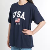 USAロゴプリントTシャツ BR18SM07-L014 | WEGO【WOMEN】 | 詳細画像5 