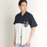 綿麻ボタニカルポケット半袖シャツ BS18SM07-M002 | WEGO【MEN】 | 詳細画像15 