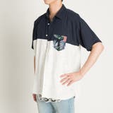 綿麻ボタニカルポケット半袖シャツ BS18SM07-M002 | WEGO【MEN】 | 詳細画像5 