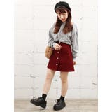 コーデュロイフロントボタンミニスカート BS18AW09-L004 | WEGO【WOMEN】 | 詳細画像1