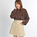 ホワイトアイボリー | コーデュロイフロントボタンミニスカート BS18AW09-L004 | WEGO【WOMEN】