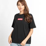 ブラック | KANGOL別注ワンポイントTシャツ MC18SM07-L010 | WEGO【WOMEN】