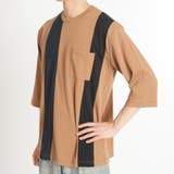 ストライプ切替7分袖Tシャツ BR18AU08-M017 | WEGO【MEN】 | 詳細画像5 