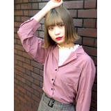 ピンク | オープンカラークロップドシャツ BR18AU09-L051 | WEGO【WOMEN】
