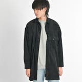 ブラック | コーデュロイバルーンロングシャツ BR18WN10-M006 | WEGO【MEN】