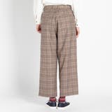 ベルト付キチェックワイド起毛スラックス BR18WN11-M017 | WEGO【MEN】 | 詳細画像3
