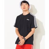 ブラック | adidasストライプTシャツ DU0441 | WEGO【WOMEN】
