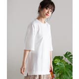 ホワイト | ポンチサイドスリットTシャツ BR19SM04-M016 | WEGO【WOMEN】
