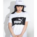ホワイト | PUMA別注パネルTシャツ MC19SM04-L001 | WEGO【WOMEN】