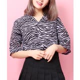 WC】ゼブラ柄シャツ[品番：WG010037461]｜WEGO【WOMEN】（ウィゴー）の