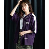 ロゴプリント半袖ベースボールシャツ JS19SM04-M003 | WEGO【WOMEN】 | 詳細画像1 