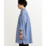 フランスリネン7分袖ロングシャツ BR19SM04-M032 | WEGO【MEN】 | 詳細画像14 