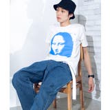 ブルー | モナリザ別注プリントTシャツ MC19SM05-M001 | WEGO【MEN】