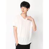 ホワイト | Vネック半袖Tシャツ B14SM-1201-004 | WEGO【MEN】