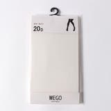 ホワイト | 20デニールタイツ BR17AW08-LG0001 | WEGO【WOMEN】