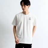 ホワイト | ワンポイントモチーフ刺繍Tシャツ BR17SM04-M015 | WEGO【MEN】