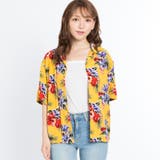 イエロー | トロピカルアロハシャツ BR17SM07-L058 | WEGO【WOMEN】