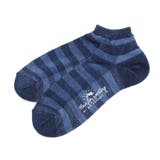 デニムインディコ | プレーティングボーダーソックス BR17SP01-MG0002 | WEGO【MEN】