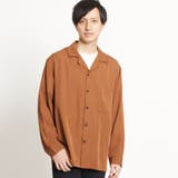 ブラウン | フィブリルオープンカラーシャツ BR18SP01-M001 | WEGO【MEN】