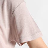 リネンモダールVネックTシャツ BS16SM04-L006 | WEGO【WOMEN】 | 詳細画像5 