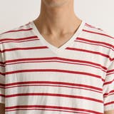 WEGO/リネン混ランダムボーダーTシャツ | WEGO【MEN】 | 詳細画像4