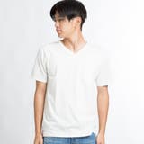 ホワイト | CaliforniaコットンVネックTシャツ BS17AU08-M002 | WEGO【MEN】