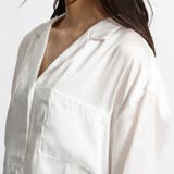 サテン開襟5分袖シャツ BS17SM07-L010 | WEGO【WOMEN】 | 詳細画像7 