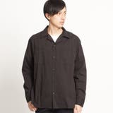 ブラック | 3メリットオープンカラーシャツ BS18SP01-M005 | WEGO【MEN】